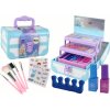 309923 sada kosmetiky pro liceni a lakovani nehtu v modrem kufriku