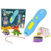 3D PRINTER PEN SET + CARTRIDGES STENCILS INSTRUCTION COLOUR BLUE