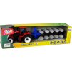311045 5 traktor s pluhem cerveno modry
