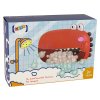 Soap Bubble Bath Toy Red Dinosaur with Batteries