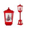 Christmas Decoration Swinging Lantern With Santa the Snowman 2in1 Carols Lights