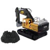 Construction Vehicle Remote Controlled Excavator RC 14 Channels Yellow 1:14