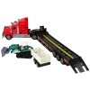 Set of Vehicles Red Truck 60 cm + Excavator with Trailer Remote-controlled R/C