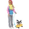 313419 1 barbie panenka anlily s pejskem husky a doplnky