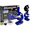 Children's microscope, educational scientist, blue 100x 200x 450x