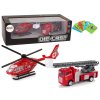 Fire Brigade Helicopter Train Cars Set