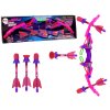 Shooting Bow Arcade Game For Kids Pink Glowing Arrows Whistle