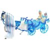 A doll with a wagon and a horse, the Ice Queen carriage