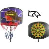 314360 8 sportovni herni set 3v1 basketbal sipky a boxovaci pytel