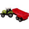 314513 2 zeleny traktor s cervenym privesem a zvukem