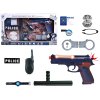 Police Set with sound and light effects STORM ACTION 10 Pieces