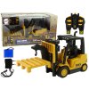 Remote Controlled Forklift Truck 360 Degree Rotation Yellow Pilot