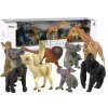 Set of Figures Africa Wild Animals Koala Gorilla Lama Giraffe