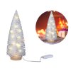 Dekorativní svítící vánoční stromeček bílý