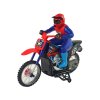 Remote Controlled Crossbike 1:10 2.4G Blue 20 km/h