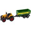 318057 4 souprava zemedelske techniky traktory s privesy a kombajn