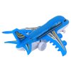 Remote Controlled Airplane R/C Lights Blue DIY
