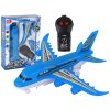 Remote Controlled Airplane R/C Lights Blue DIY