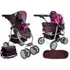 2in1 Stroller with Black and Pink Bag