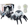 Large Remote Controlled RC Spider, Battery Operated, White and Gray