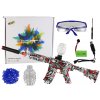 Electric Water Bullet Rifle with Red Grafiti Glasses