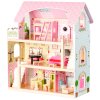 Dřevěný domeček pro panenky - Pohádková rezidence ECOTOYS