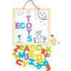 Magnetická vzdělávací tabule 3v1 s písmeny ECOTOYS