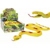 Artificial Rubber Snake Yellow with Red Patches Structural