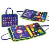 Blue Educational Sensory Felt Suitcase