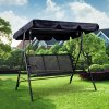 Huśtawka ogrodowa 3 osobowa regulowany daszek bujak