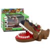 Arcade Game Biting Dinosaur Triceratops Brown Lights Sounds