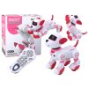 Remote Controlled Interactive Robot Dog Dancing Follows Commands Pink
