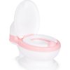 Toaletní nočník s odnímatelnou vložkou WC prkénka uzavírací s kartáčem růžová