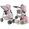 2in1 Doll Bogie and Stroller Alice - Grey