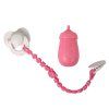Baby Doll Sound Pacifier Bib Pink White Cloud Pyjamas