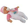 Baby Doll Sound Pacifier Bib Pink White Cloud Pyjamas