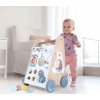 Dřevěné výukové chodítko s pohyblivými prvky ECOTOYS