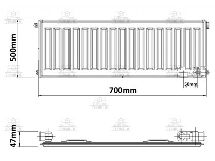 c item 3305 korado 10vk 500 x 700 spodne pripojenie
