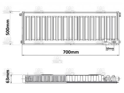 c item 3369 korado 11vk 500 x 700 spodne pripojenie