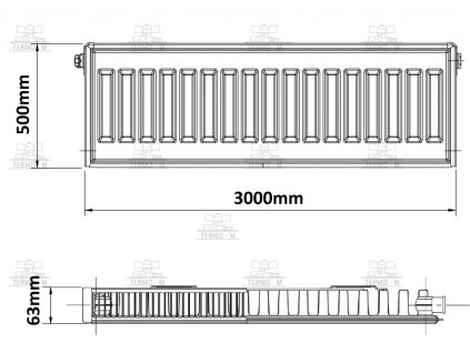 c item 3726 korado 11k 500 x 3000 bocne pripojenie