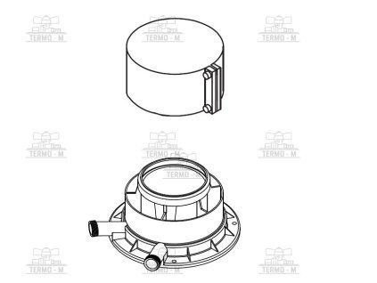 c item 2786 protherm adapter na dymovody 80125 mm a25k 0020276091