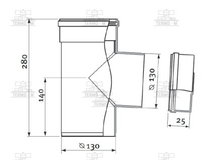 c item 2829 protherm t kus s inspekcnym otvorom 130 mm s vekom t30kr 0020079305