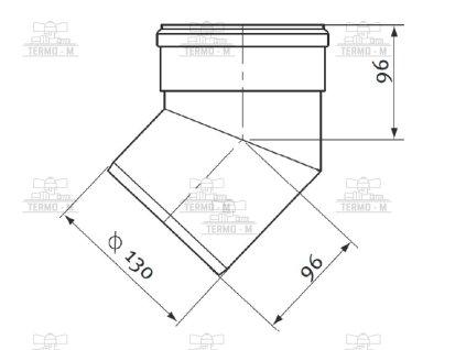 c item 2826 protherm koleno 130 mm 45 2ks k31k 0020079307