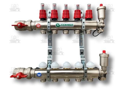 c item 2198 rozdelovac prietokomertermoventily 3 dielny