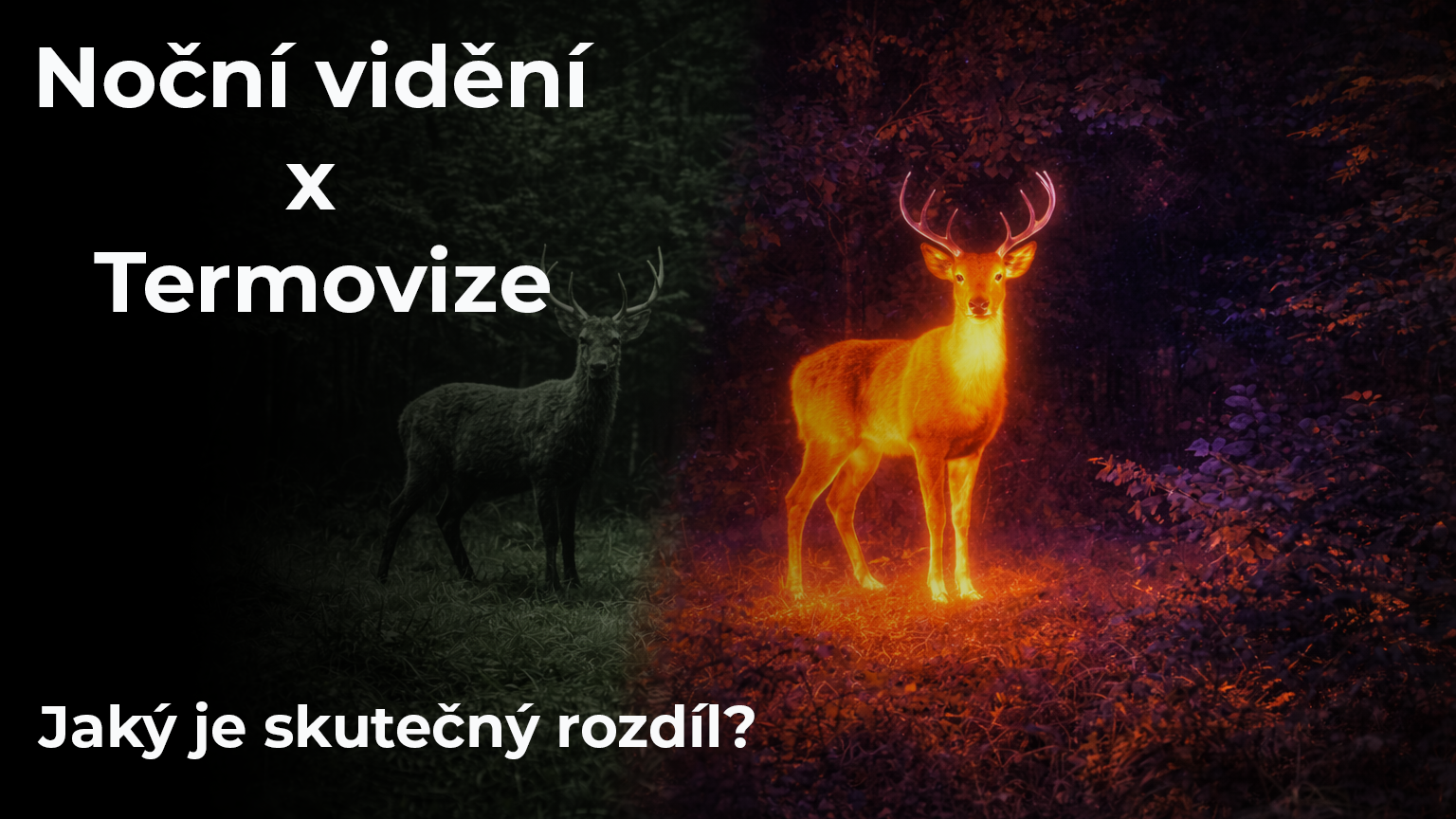 Noční vidění vs. termovize