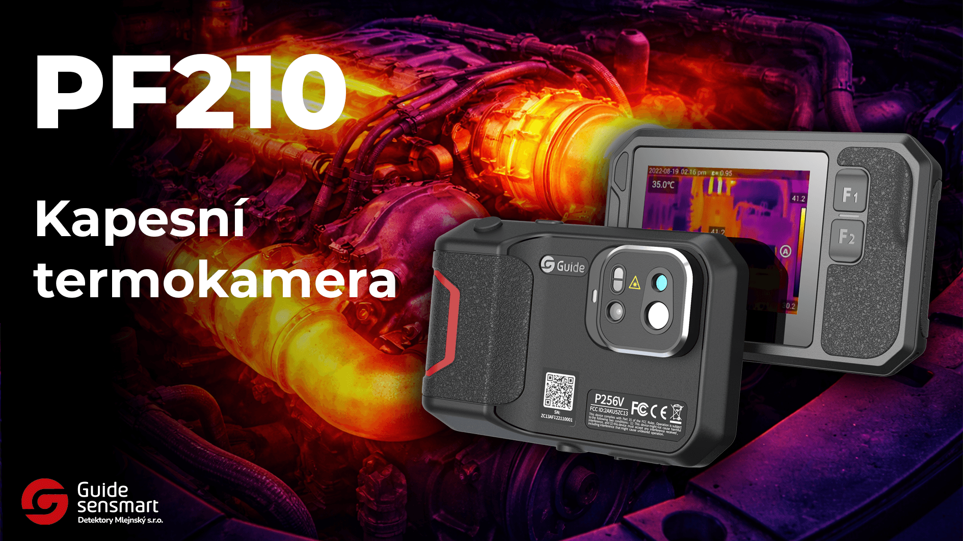 Představení kapesní termokamery Guide Sensmart PF210