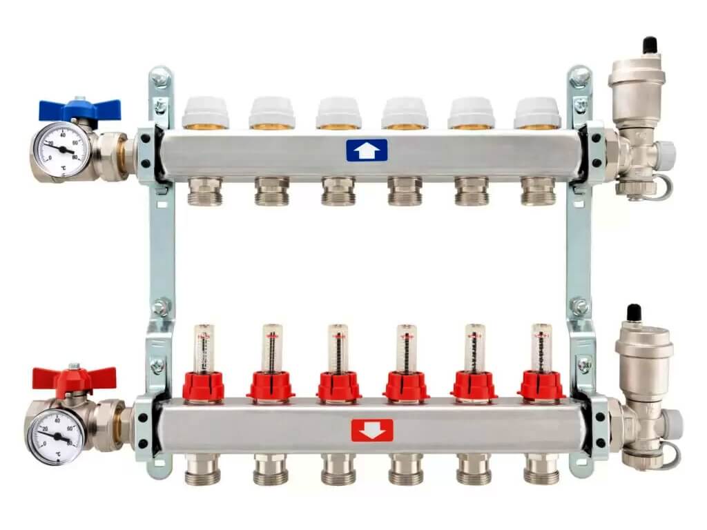 Rozdeľovače na podlahové kúrenie