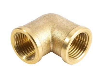 Mosadzné koleno FF, 3/8", DN10, TERMOobchod