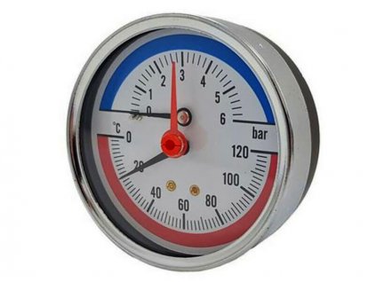 Termomanometer 80mm, zadný