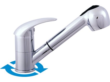 DUNAJ - Dřezová baterie, Chrom D410.0, RAV Slezák